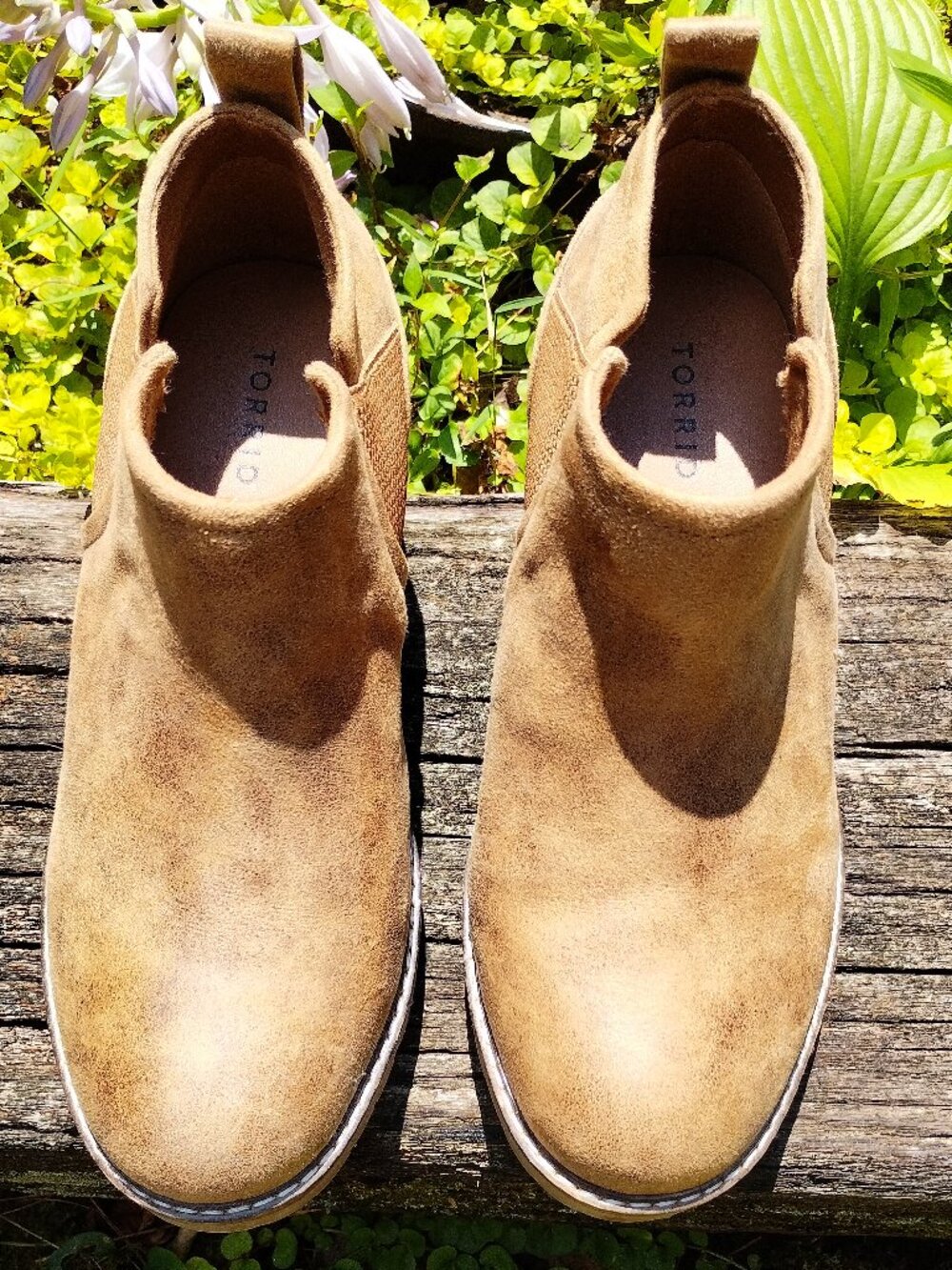 Torrid Brown Lug Ankle Booties